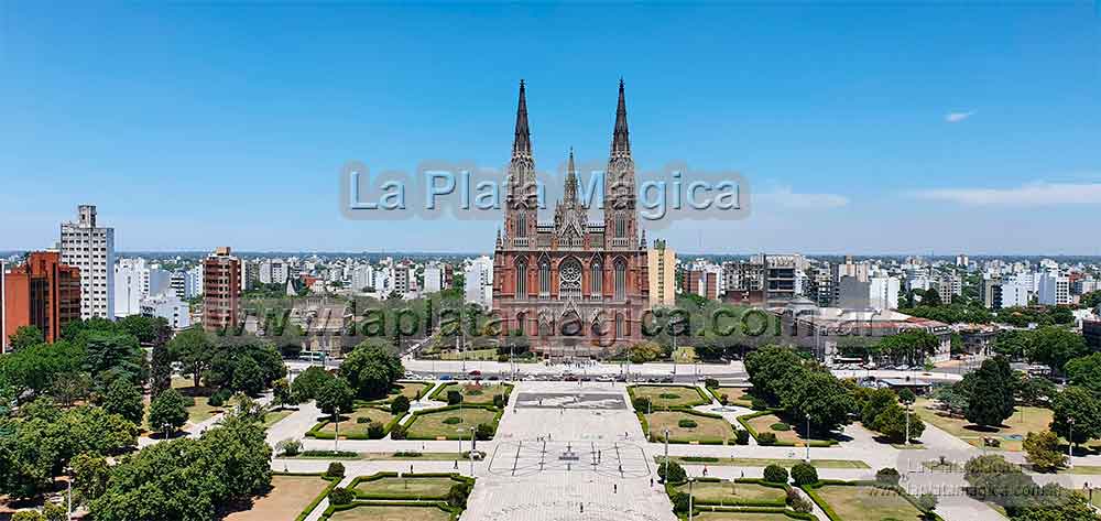Catedral desde el campanario de la Municipalidad.